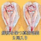 【送料無料】特大キンキ開き 2枚入り（カネキュウ鈴木商店）