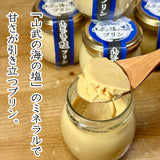 【送料込】 山武の海の塩プリン６個入り（ブルーシュエット）
