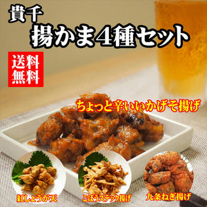 【送料無料】 貴千 揚げかま４種セット（貴千）