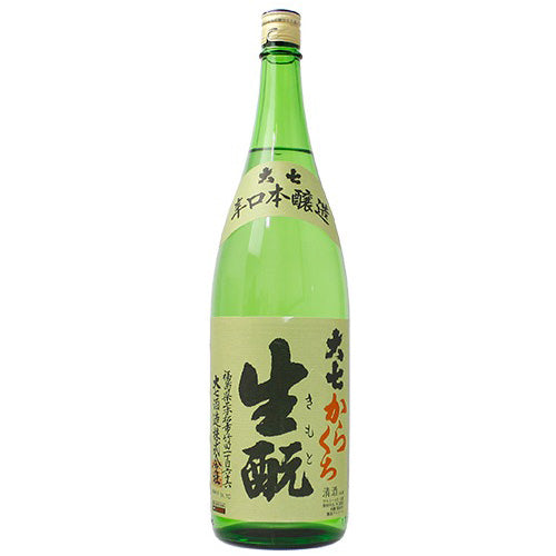 日本酒　福島　大七 生もと本醸造からくち　1800ml （酒のいしかわ）