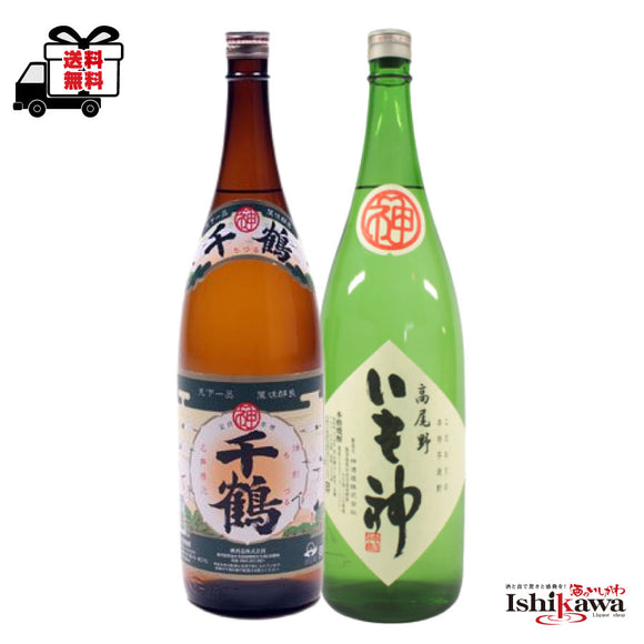 焼酎　鹿児島　いも神/千鶴　1800ml/1800ml （酒のいしかわ）